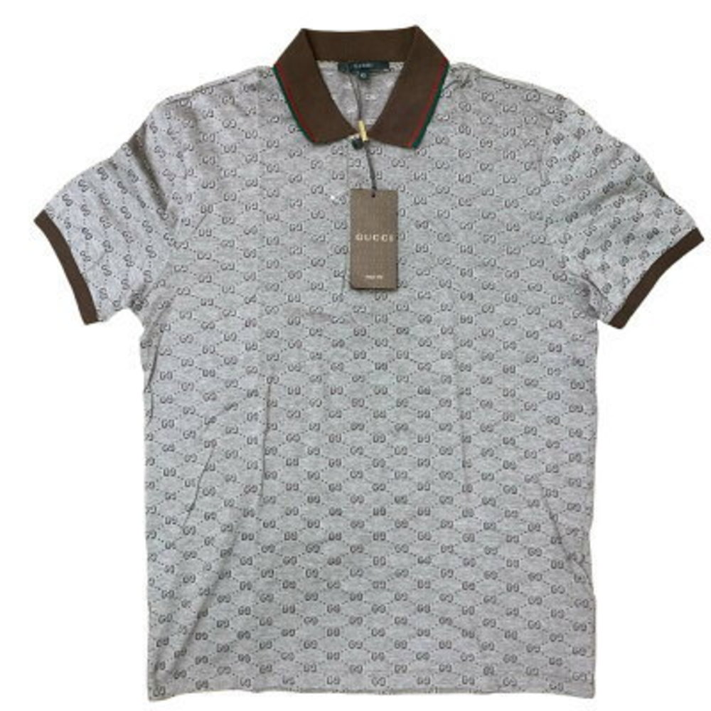 Gucci Polo Shirt GG Sherry Brown